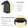 Shiatsu Back Shoulder & Neck Massager with Heat Deep Tissue 3D Kneading Pillow Massager for Relieving Muscle Pain - Blue