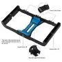 Smartphone Video Rig Kit PULUZ Smartphone Video Grip with Microphone + Video Light + Cold Shoe Tripod Head + Mini Tripod for iPhone Samsung and Most Phones Within 7-inch Screen (Blue) Smartphone Video Rig Kit PULUZ Smartphone Video Grip with Microphone + Video Light + Cold Shoe Tripod Head + Mini Tripod for iPhone Samsung and Most Phones Within 7-inch Screen (Blue)
