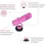 Movo VXR10 Universal Video Microphone with Shock Mount, Deadcat Windscreen, Case for iPhone, Android Smartphones, Canon EOS, Nikon DSLR Cameras and Camcorders (Pink Breast Cancer Awareness Edition)