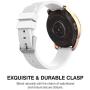 MoKo Band Fit Samsung Galaxy Watch 3 41mm/Galaxy Watch 42mm/Galaxy Watch Active/Active 2/Galaxy Gear S2 Classic/Ticwatch E/2/Vivoactive 3, 3-Pack 20MM Silicone Strap - Black&White&Midnight Blue