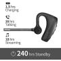 Bluetooth Headset 5.0 with CVC8.0 Dual Mic Noise Cancelling Bluetooth Earpiece 16Hrs Talktime Wireless Headset Hands-Free Earphone for Truck Driver iPhone Android Cell Phones