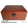 Multi Device Charging Box with Lock - Locking Cell Phone Charging Station Wooden Stash Box with Lock Large Safe Box with USB Charger Wood Stash Boxes