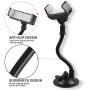 Mr.Power Smart Phone Smartphone Holder Mount Clip Suction Cup for Acoustic Electric Classical Guitar (Suction Cup Phone Holder)