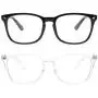 Livho 2 Pack Blue Light Blocking Glasses, Computer Reading/Gaming/TV/Phones Glasses for Women Men,Anti Eyestrain & UV Glare (Light Black+Clear) Livho 2 Pack Blue Light Blocking Glasses, Computer Reading/Gaming/TV/Phones Glasses for Women Men,Anti Eyestrain & UV Glare (Light Black+Clear)