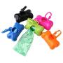 Arroyner 10 Pack Bone Shaped Poop Bag Dispenser Pet Waste Disposal Bag Dispenser (Random Color)