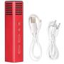 eboxer-1 Aluminum Full CNC Phone Mic Portable Voice Amplifier Mini Voice Changer for for Sound(red)