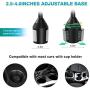Amwanan Cup Holder Car Mount, 360°Universal Adjustable and Easy Clamp Cell Phone Holder with Goose Neck Design Compatible with iPhone, Samsung, Google, LG etc.