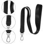 4 Pieces Cell Phone Lanyard Wrist Lanyard Neck Lanyard Black Strap Phone Lanyards for Keys ID Badge Holder Compatible with Most Phones