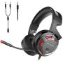 SOMIC G926S 3.5mm Stereo Gaming Headset for PC,Laptop,Phone,PS4,XboxOne Over Ear Wired Headphone with Mic, On Ear Volume Control