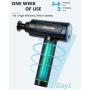Massage Gun, HOSLAFON Deep Tissue Massage Gun with 6 Speeds & 5 Heads, Super Quiet Percussion Massager Sports Drill, Handheld Electric Body Massager for Relieving Muscle Pain, Soreness, and Stiffness