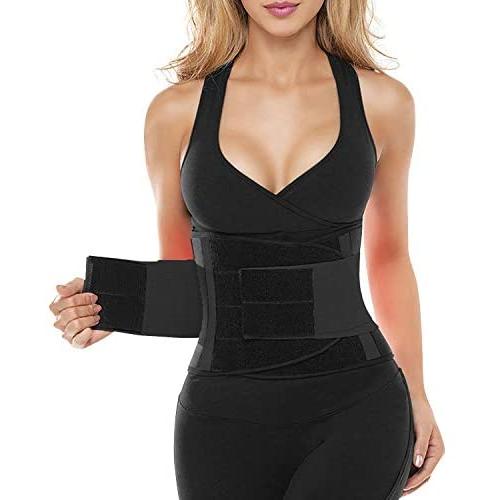 SHAPERX Women Waist Trainer Belt Waist Trimmer Slimming Belly Band Body Shaper Sports Girdles Workout Belt