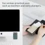 Sinjimoru Business Card Holder for Back of Phone, Reusable iPhone Stick on Wallet, Credit Card Holder for Smartphone. Sinji Pouch L-Flap, Grey