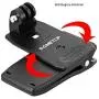 Sametop Backpack Strap Mount Quick Clip Mount Compatible with Gopro Hero 8, 7, 6, 5, 4, Session, 3+, 3, 2, 1, Hero (2018), Fusion, DJI Osmo, Xiaomi Yi Action Cameras