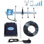 Verizon Cell Phone Signal Booster 4G LTE Band13 700Mhz Cell Signal Booster Verizon Cell Phone Signal Amplifier Repeater Verizon Mobile Phone Signal Booster Phonelex with Whip+Yagi Antenna Kit For Home