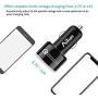 Ailun Fast Car Charger Qualcomm Quick Charge 3.0 Adapter 2Pack Dual USB Port 35W for iPhone 11/11 Pro/11 Pro Max/X Xs XR Xs Max Galaxy s20, s20+ S20Ultra s10 S9 Note 10 Black