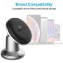 Magnetic Mount, WizGear Universal Stick On Metal Dashboard Magnetic Car Mount Holder, for Cell Phones and Mini Tablets with Fast Swift-snap Technology (Silver)