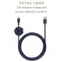 Native Union Night Cable - 10ft Ultra-Strong Reinforced [Apple MFi Certified] Durable Lightning to USB Charging Cable with Weighted Knot for iPhone/iPad (Marine)