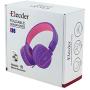 Elecder i36 Kids Headphones Children Girls Boys Teens Foldable Adjustable On Ear Headphones 3.5mm Jack Compatible iPad Cellphones Computer Kindle MP3/4 Airplane School Tablet Purple/Red