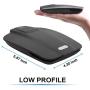 GPS Dash Mount [Matte Black Dock] for Garmin Nuvi Drive Dezl Drivesmart, Tomtom, Magellan Roadmate, Rand McNally, Navman, Cell Phone - Car Adhesive Non-Slip Dashboard Replacement Holder for Satnav
