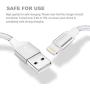 iPhone Charger [3pack 10FT] MFi Certified Lightning Cables Nylon Braided USB Charging Cords Compatible with iPhone 11/XS/XR/X/8/7/6/5 iPad,SilverGray