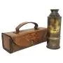 Brass Nautical - Premium Quality Brass Captains Telescope with Glass Optics and High Magnification. A Vintage Replica in Leather Case 16" Brass Nautical - Premium Quality Brass Captains Telescope with Glass Optics and High Magnification. A Vintage Replica in Leather Case 16"