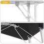 YAHEETECH Portable Small Pet Dog Grooming Table Adjustable Height - 32/36/45-inch Drying Table for Home w/Arm/Noose for Small Dogs Cats Non-Slip Maximum Capacity Up to 220lbs Black