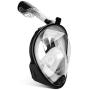 Iferror Full Face Snorkel Mask with Camera Mount, Anti-Leak Anti-Fog, 180 Panoramic View New Experience for Snorkeling, Diving, Outdoor, Swimming, Adult, Kids