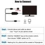 ZFKJERS Phone to HDMI Cable, Mirroring Phone Screen to TV/Projector/Monitor Adapter Cable, 1080P Digital AV Adapter, Compatible with iOS Devices (Silver)