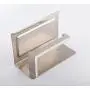 XVL Toilet Tissue Paper Holder with Mobile Phone Storage Shelf Brushed XVL Toilet Tissue Paper Holder with Mobile Phone Storage Shelf Brushed