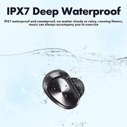 Wireless Earbuds Bluetooth 5.0 Headphones IPX7 Waterproof TWS Stereo Headphones in Ear Built in Mic Headset Premium Sound with Deep Bass for Sport