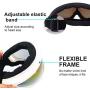 LJDJ Ski Goggles, Pack of 2 - Snowboard Adjustable UV 400 Protective Motorcycle Goggles Outdoor Sports Tactical Glasses Dust-Proof Combat Military Sunglasses for Kids Boys Girls Youth Men Women