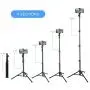 Selfie Stick Tripod, SAVEYOUR 51" Extendable Tripod Stand with Universal Phone/Pad Clip, Remote Shooting Compatible with iPhone & Android Devices, Phone Tripod for Video Shooting, Vlog, Selfie Selfie Stick Tripod, SAVEYOUR 51" Extendable Tripod Stand with Universal Phone/Pad Clip, Remote Shooting Compatible with iPhone & Android Devices, Phone Tripod for Video Shooting, Vlog, Selfie