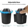 Sunjoyco Car Cup Holder Mount for Phone Tablet, 2-in-1 Car Cradles Adjustable Gooseneck Holder Compatible with Apple iPhone iPad Pro Air Mini, Samsung Galaxy Tab, All Smartphones & 7"-11" Tablets
