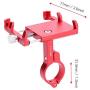 iFCOW Bicycle Phone Holder, GUB PRO2 Road Bicycle Mountain Bike Handlebar Mobile Phone Holder Cycling Accessory Titanium