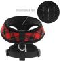 PUPTECK Soft Mesh Dog Harness with Leash - Plaid Adjustable Puppy No Pull Harnesses - Pet Padded Walking Vest