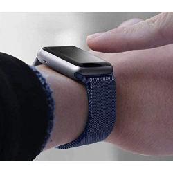GBPOOT Compatible for Apple Watch Band 38mm 40mm 42mm 44mm, Wristband Loop Replacement Band for Iwatch Series 4,Series 3,Series 2,Series 1,Midnight Blue,38/40mm