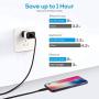 5V/2.4A USB Wall Charger, CABEPOW Dual 2 Port USB Charger Adapter, 12W Charger Block Plug Cube Replacement for iPhone Xs/XS Max/XR/X/8/7/6/Plus iPad Pro/Air 2/Mini 2, Galaxy9/8/7, Note9/8, LG
