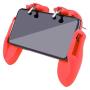 Efaster Mobile Game Controller for PUBG 4in1 Gamepad Shoot and Aim Trigger Phone Cooling (Red)