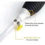 NORSMIC Hand Siphon Pump (7.2 feet Long) for Motorcycle/Car/Truck/Lawn Mower/Generator, Widely Used to Transfer Various Liquid Like Water/Gas/Gasoline/Petrol/Diesel/Oil/Fuel