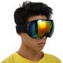 Keenso Ski Protection Glasses Outdoor Ski Protection Glasses Anti-Fog Anti-Wind Skiing Snow Snowboard Goggles