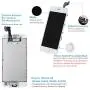 for iPhone 6s Screen Replacement White with Home Button+Front Camera+Earpiece+Speaker, Diykitpl 3D Touch Digitizer Replacement Screen for iPhone 6s Model A1633/A1688/A1700 Full Assembly Repair Tool for iPhone 6s Screen Replacement White with Home Button+Front Camera+Earpiece+Speaker, Diykitpl 3D Touch Digitizer Replacement Screen for iPhone 6s Model A1633/A1688/A1700 Full Assembly Repair Tool