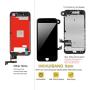 Compatible with iPhone 7 Screen Replacement Black 4.7inch,Hkhuibang LCD Display 3D Touch Screen Digitizer Full Frame Assembly with OEM Front Camera Proximity Sensor Earpiece Speaker Repair Tool