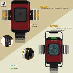 ZeeHoo Wireless Car Charger,10W Qi Fast Charging Auto-Clamping Car Mount,Windshield Dash Air Vent Phone Holder Compatible iPhone 11/11 Pro/11 Pro Max/Xs MAX/XS/XR/X/8/8+,Samsung S10/S10+/S9/S9+/S8/S8+