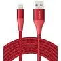 iPhone Charger Cable 10 Foot, Anker Powerline+ II Lightning Cable, (10 ft MFi Certified) Extra Long iPhone Charging Cord Compatible with iPhone SE 11 Pro Max Xs MAX XR X 8 7 6S, iPad and More (Red)