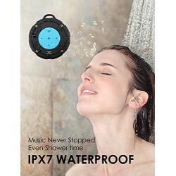 SKYWING Soundace S8 5W Shower Speaker Waterproof IPX7 Bluetooth Speaker with Suction Cup & Hook, 12H Playtime, Premium Portable Wireless Speaker for iPhone iPad Phone Tablet Shower Beach Pool