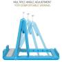 MoKo Phone/Tablet Stand, Foldable Desktop Holder Fit with iPhone 11 Pro Max/11 Pro/11, iPhone Xs/Xs Max/Xr/X, iPhone SE 2020, iPad Pro 11 2020/10.2/Air 3/Mini 5, Galaxy S20 6.2", Blue