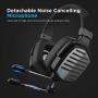 XIBERIA G02 2.4GHz Wireless Gaming Headset with Detachable Noise Cancelling Microphone, Base Station and 3.5mm Cable for Playstation 4, Xbox One, Nintendo Switch, PC, iPad, Mobile Phone
