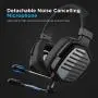 XIBERIA G02 2.4GHz Wireless Gaming Headset with Detachable Noise Cancelling Microphone, Base Station and 3.5mm Cable for Playstation 4, Xbox One, Nintendo Switch, PC, iPad, Mobile Phone