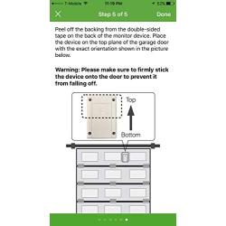 GarageDoorBuddy Monitor - Monitor Your Garage Doors from Anywhere (Remote device sold separately)