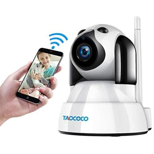 TAOCOCO Dog Camera, Pet Camera, 1080P FHD WiFi IP Surveillance Camera, Wireless Security Dome Camera for 2.4 GHz, Home Baby Monitor Nanny Cam with Smart Pan/Tilt/Zoom, Motion Detection, Night Vision